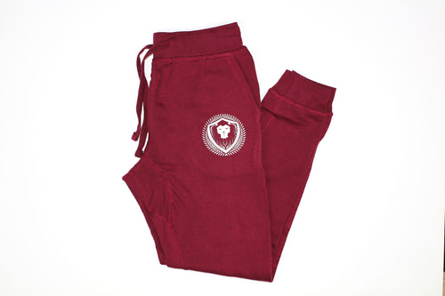 Merciless Athletics fitted Joggers - Maroon