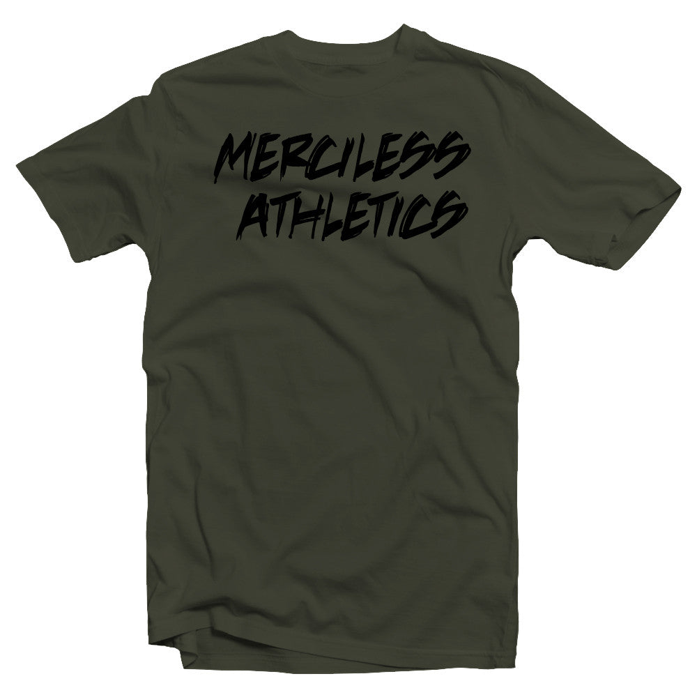 Merciless Athletics Military Green Sketched Shirt